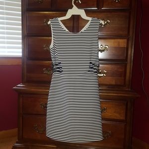 Morgan Strapless Buckle Dress